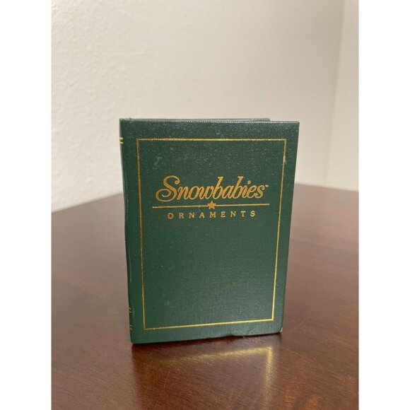 1984 Snowbabies Ornament By Department 56 Baby Hugging Polar Bear Porcelain Coll - Picture 6 of 8